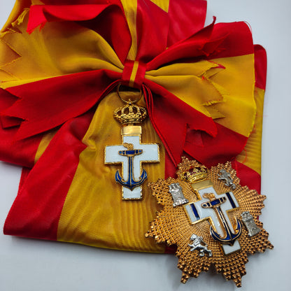 Naval Order, Grand Cross class. Spain.
