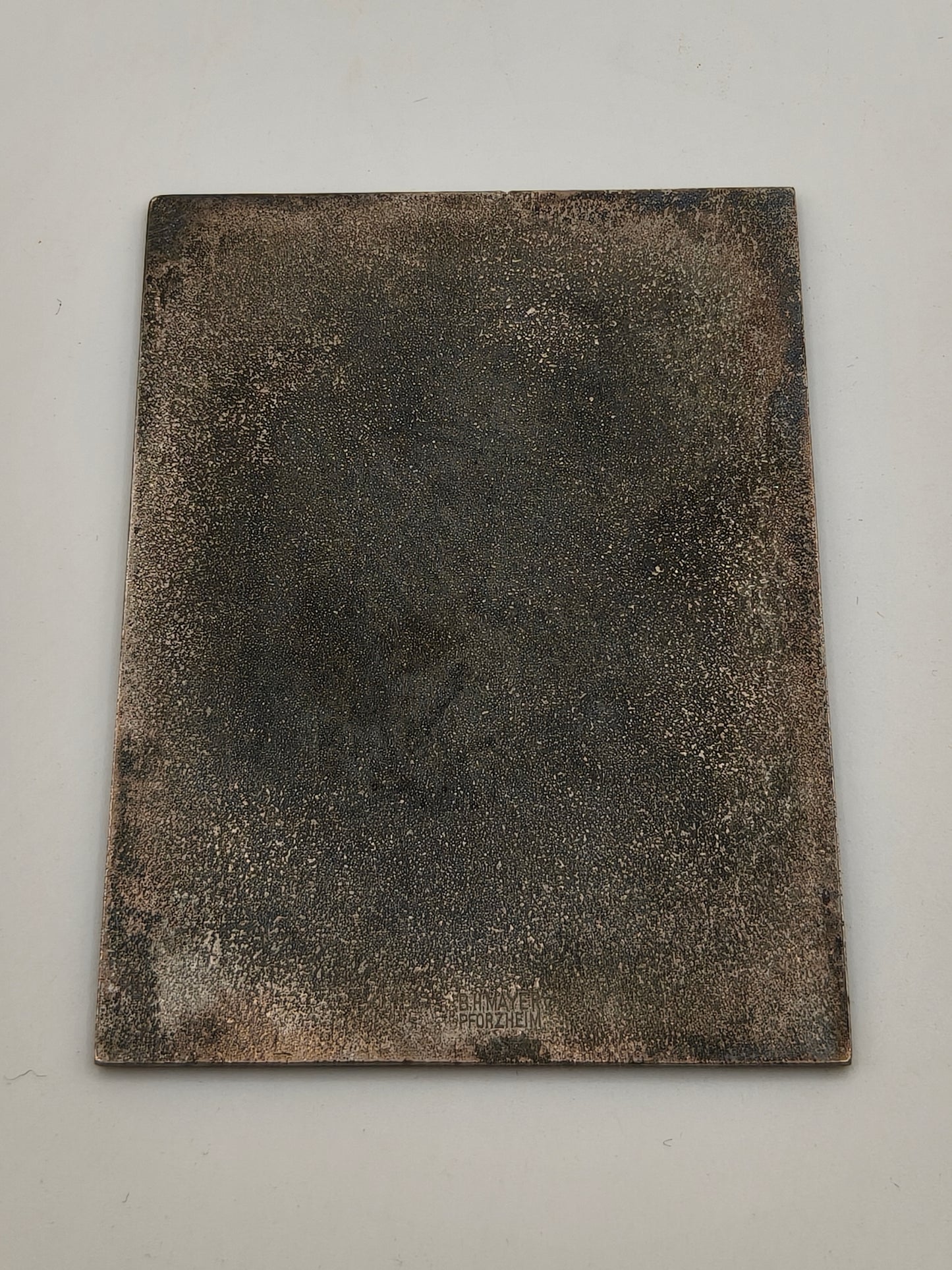 1941 German Reichssiegerausstellung Stuttgart Bronze Plaque Dog Show Award. WWII