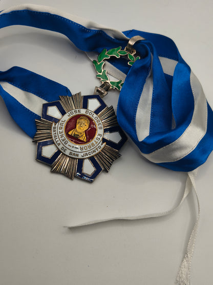Commander Medal Order of General Jose Dolores Estrada, Batalla de San Jacinto. Nicaragua