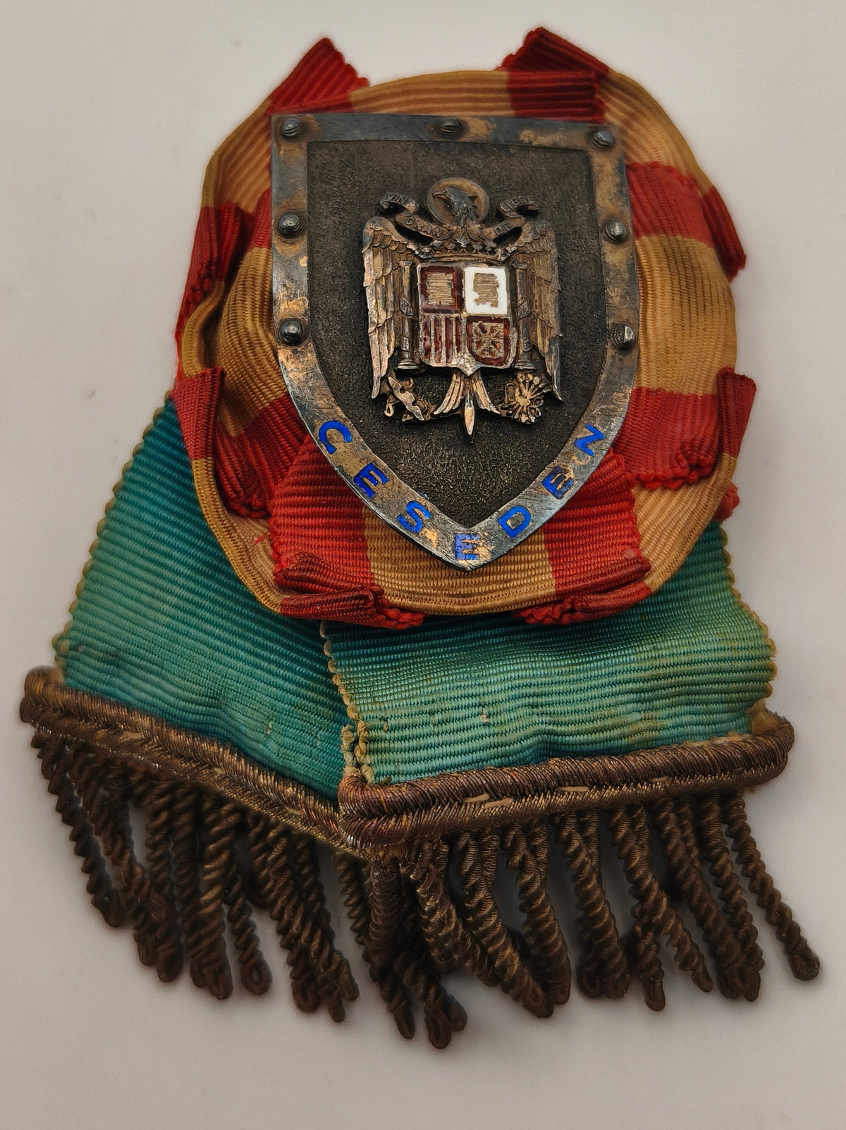 High Officer Spanish Academy Badge. Franco's Period.