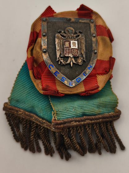 High Officer Spanish Academy Badge. Franco's Period.