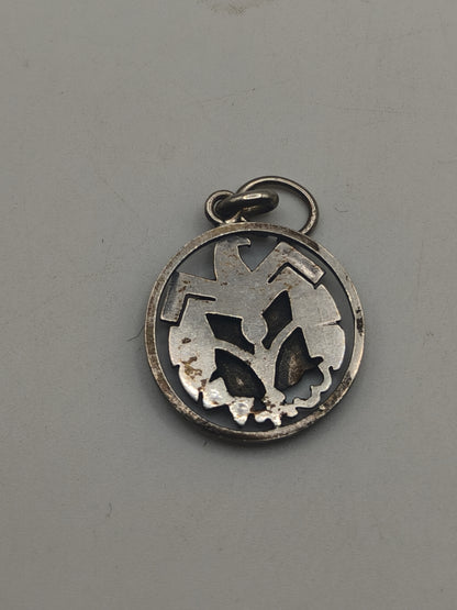 Silver Eagle Pendant. Spain Franco's period