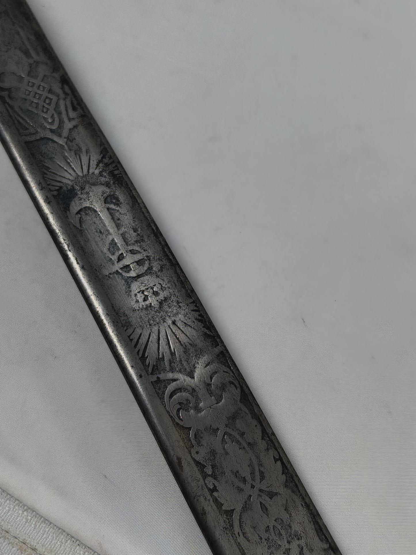 Spanish Marine Saber. Colonial period 1874.