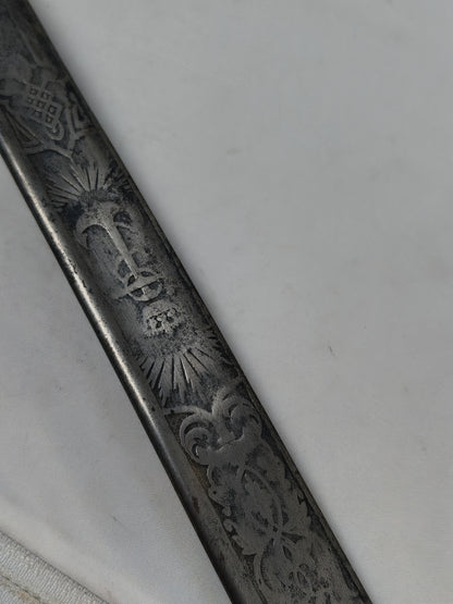 Spanish Marine Saber. Colonial period 1874.