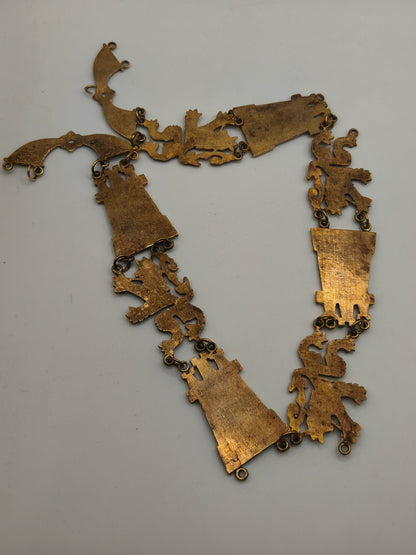 Collar Order Spain. Lion and Tower.