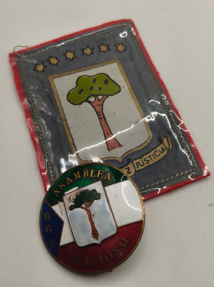 Equatorial Guinea Patch and Medal.