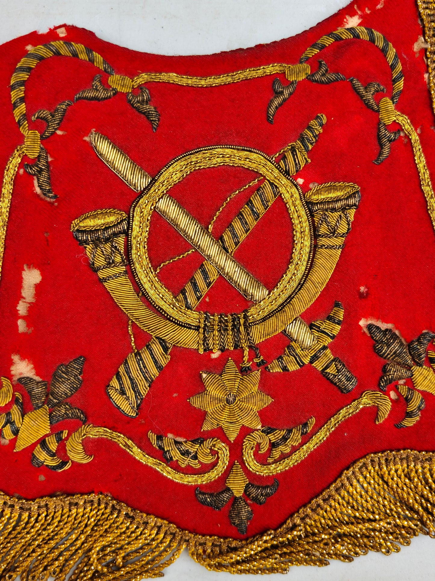 Banderín Bordado de Infantería. España época Franco.