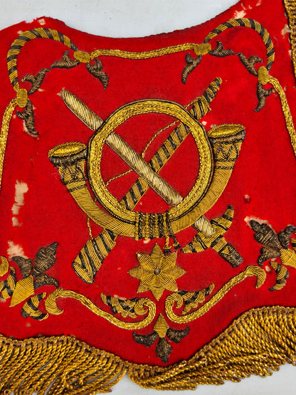 Banderín Bordado de Infantería. España época Franco.