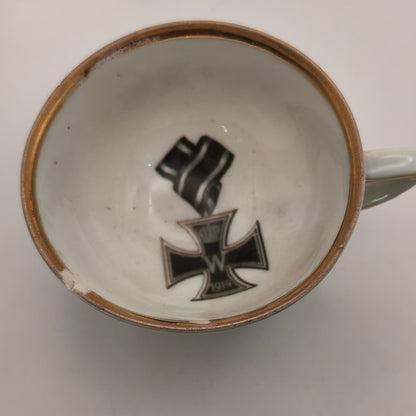 IWW Tea Cup, Iron Cross Printed. Germany