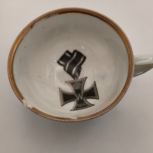 IWW Tea Cup, Iron Cross Printed. Germany
