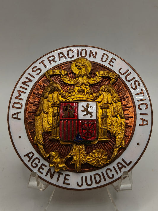 Placa Administración Judicial Época Franco