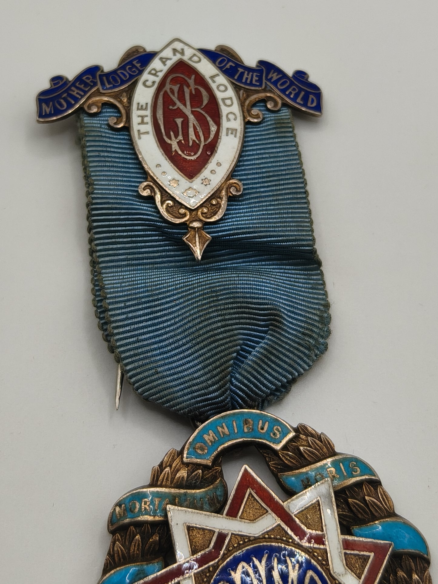 Masonic British medal. Sterling silver.