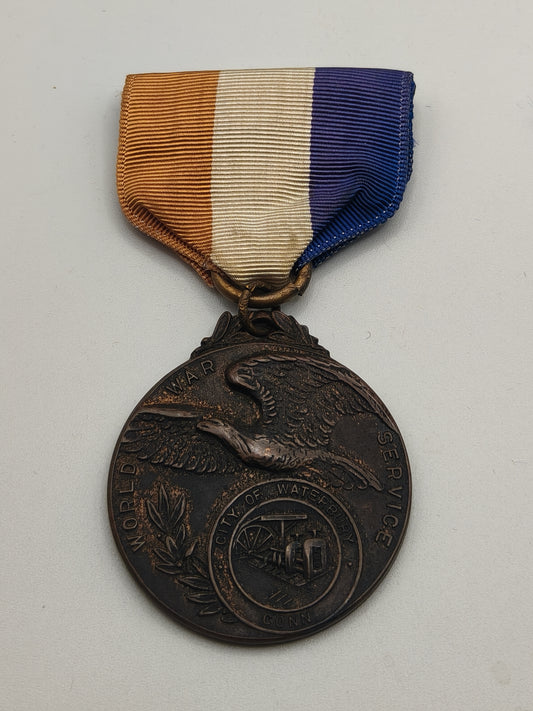 Service Medal of Waterbury. USA IWW.