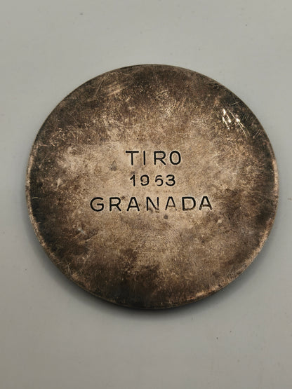 Phalanx Gun Shoot Medal. Spain Franco's period.