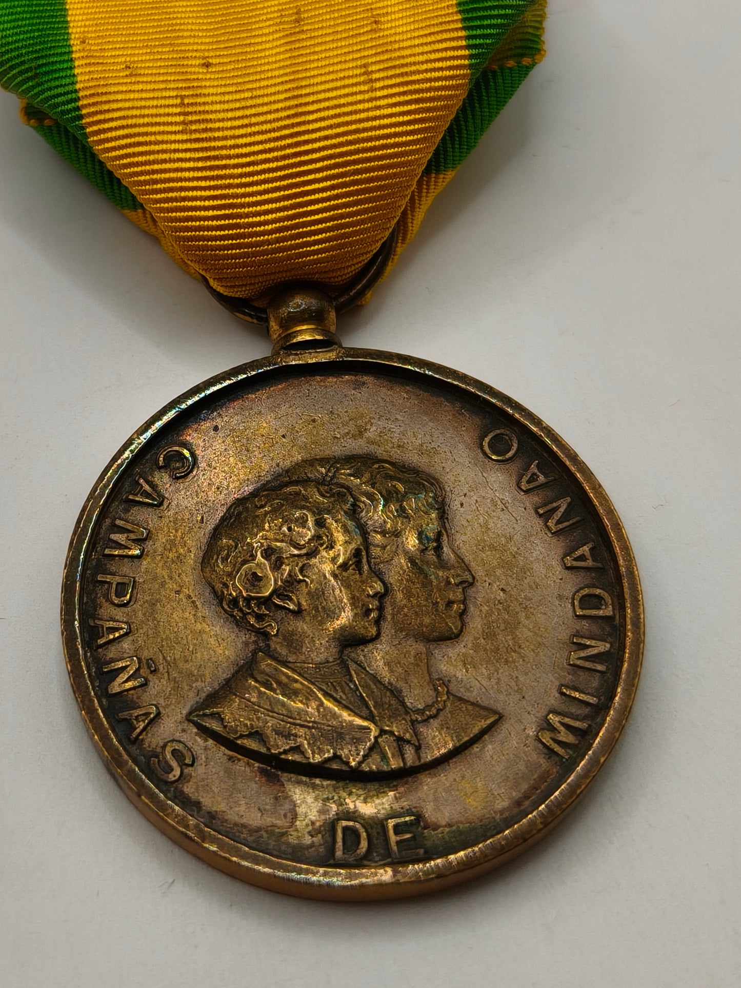 Medalla Campañas de Mindanao, Filipinas. Colonial España