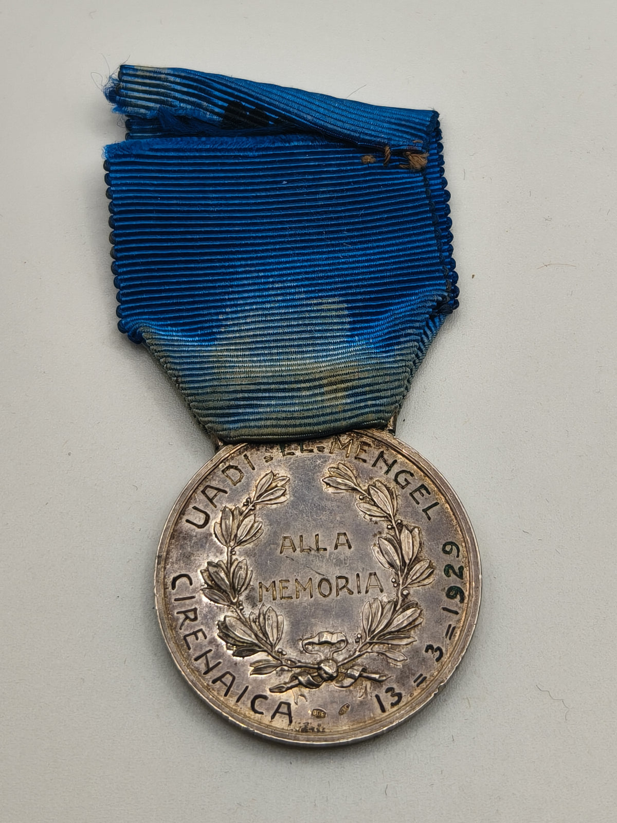 Italian Military Medal "Al Valore Militare". Silver Class. 1929.