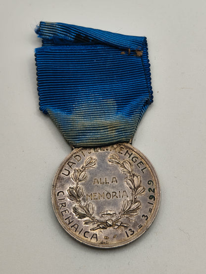 Italian Military Medal "Al Valore Militare". Silver Class. 1929.