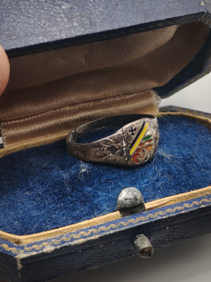 Anillo Plata Imperio Otomano, Italia y Alemania. IWW