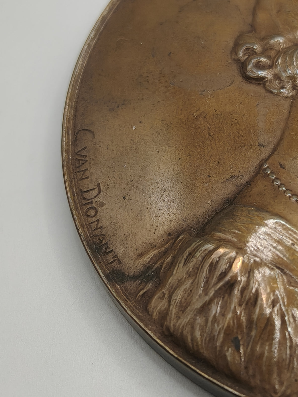1935 Commemorative medal for the death of Queen Astrid
