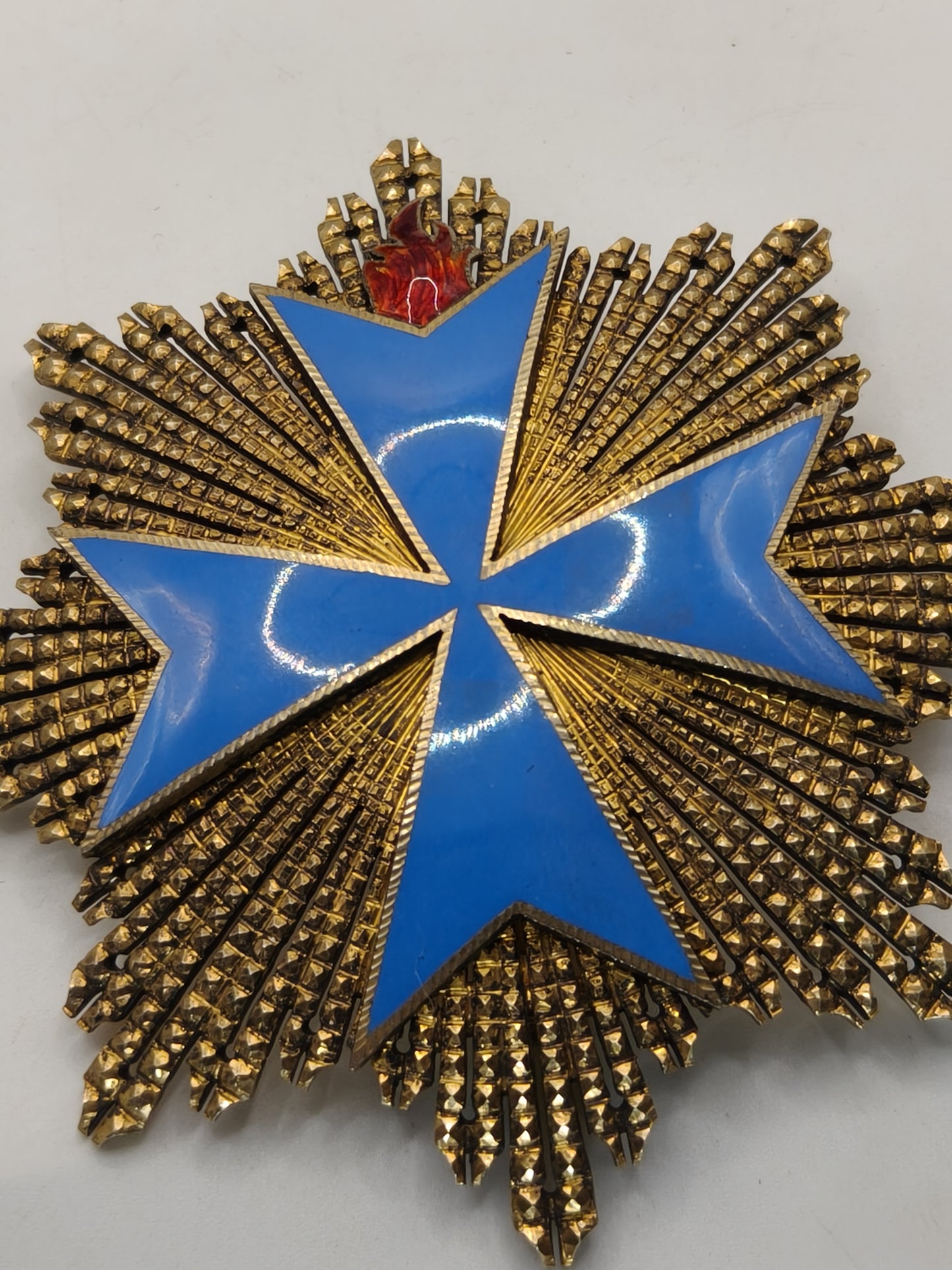 Order Santa Brigida of Sweden, breast star of Grand Cross.