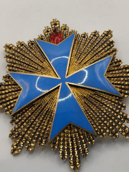 Order Santa Brigida of Sweden, breast star of Grand Cross.