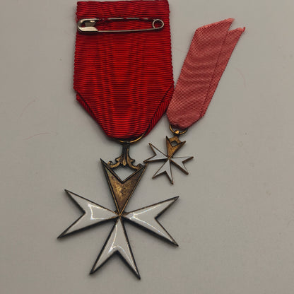 Chapter of the Order of Malta, Medal and Mini. Italy.