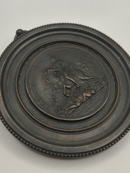 Medallón zarista Rey Pedro. Rusia Imperial.