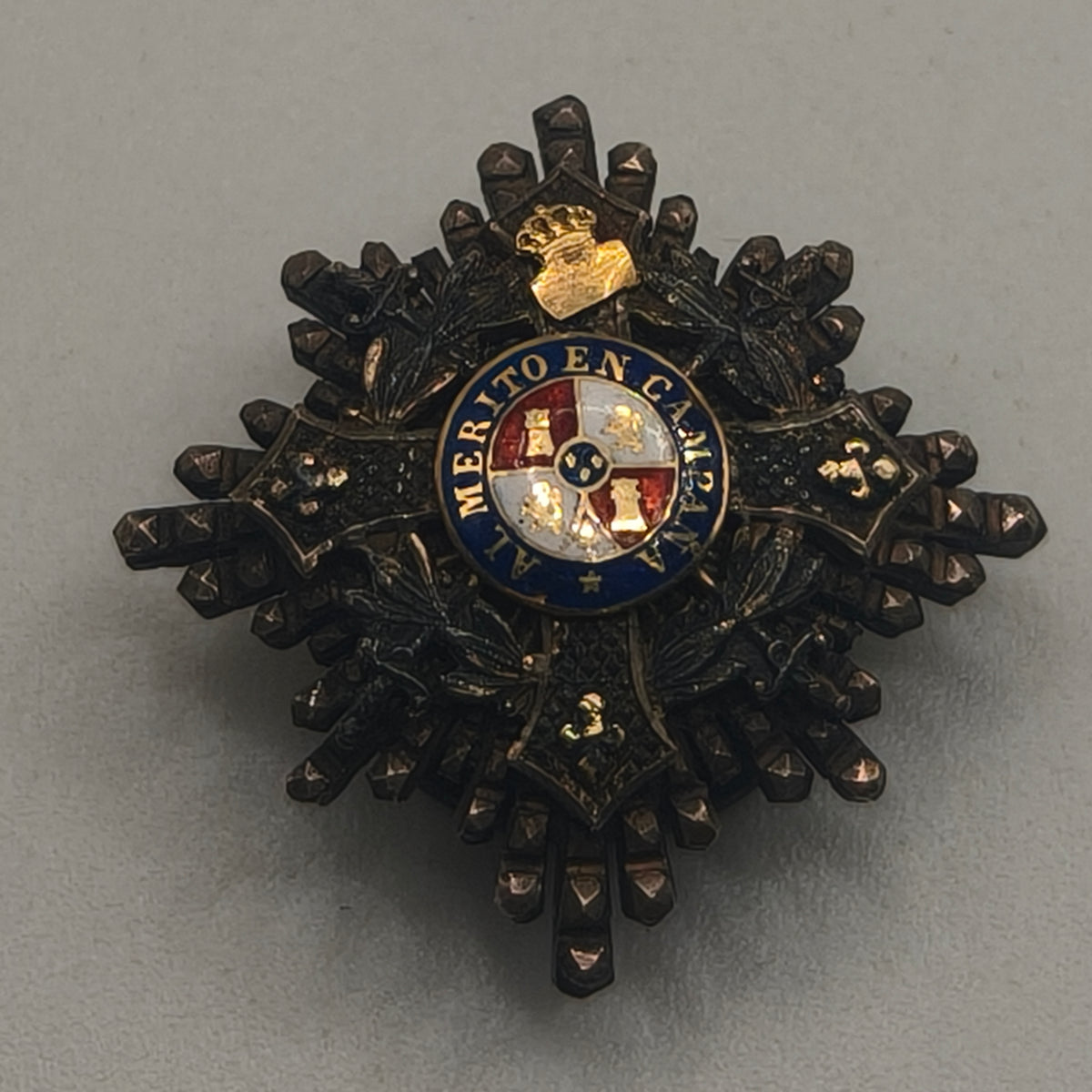 High Quality Maria's Cristina Order, Mini Grand Cross. Monarchy Period. Spain.