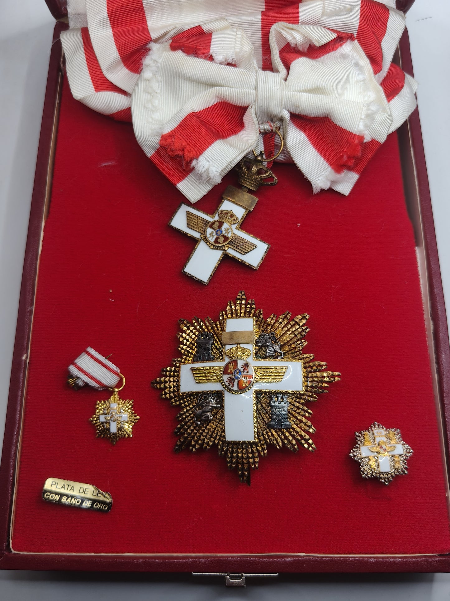 Aereal Merit Order Grand Cross. Spain. Gilf Silver.