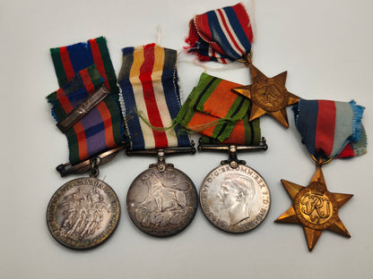 Canadian Medal Lot, WWII, sterling Silver.