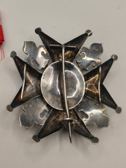 The Grand Cross of the Royal Order of Charles III . Spain XIX Century.