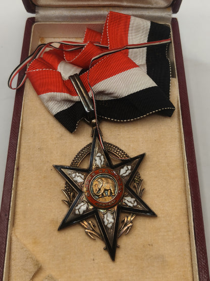 Order Merit Burkina Faso Commander Medal.