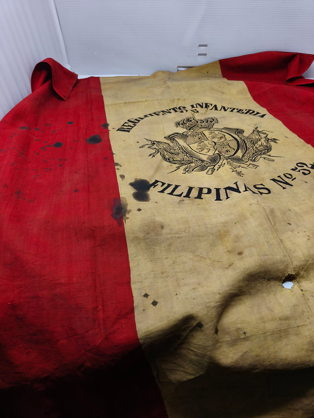 Original Philippines Campaign Regimental Flag, N52 Spain.