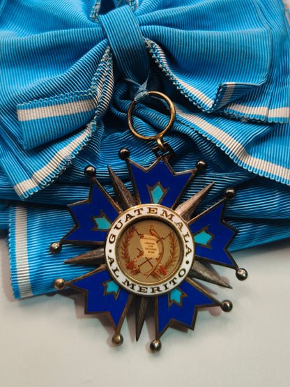 Grand Cross Order of Quetzal. Guatemala.