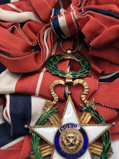 Grand Cross Sash , Order Of Merit Paraguay.