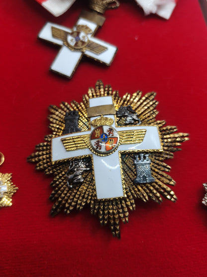 Aereal Merit Order Grand Cross. Spain. Gilf Silver.