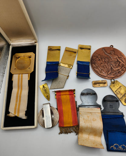 Lote Olímpico medallas e insignias