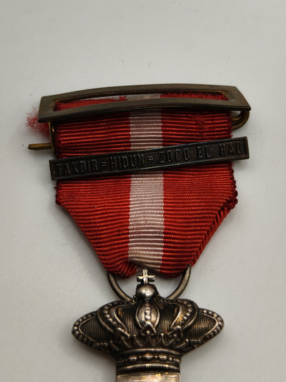 Medalla cruz roja mérito militar. Categoría tropa. Accion Zoco el had