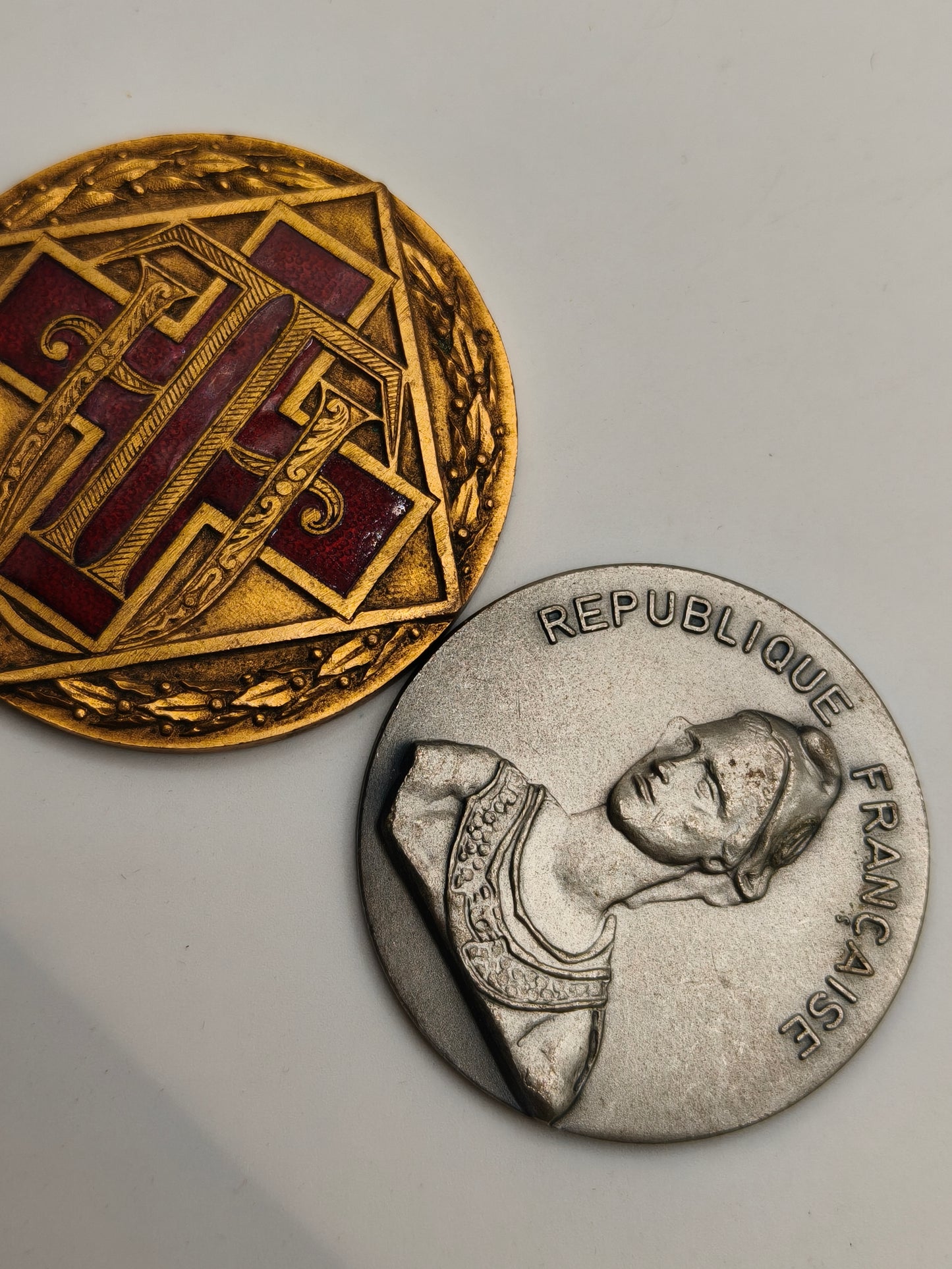 Red Cross Medal. Republic of France