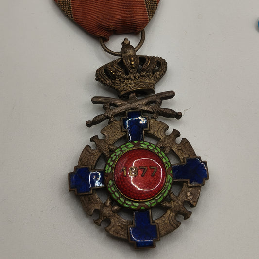 Rumanía Military Medal Order.