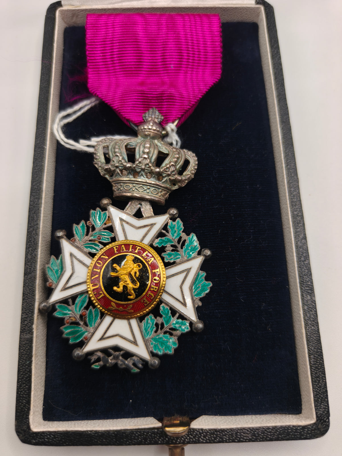 Order of Leopold of Belgium, Medal Class with Case.