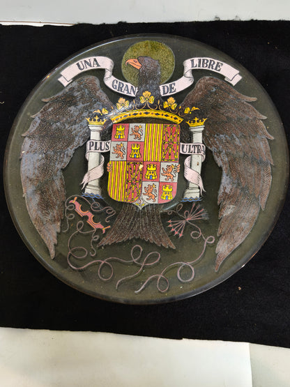 Plato Escudo águila de San Juan. España
