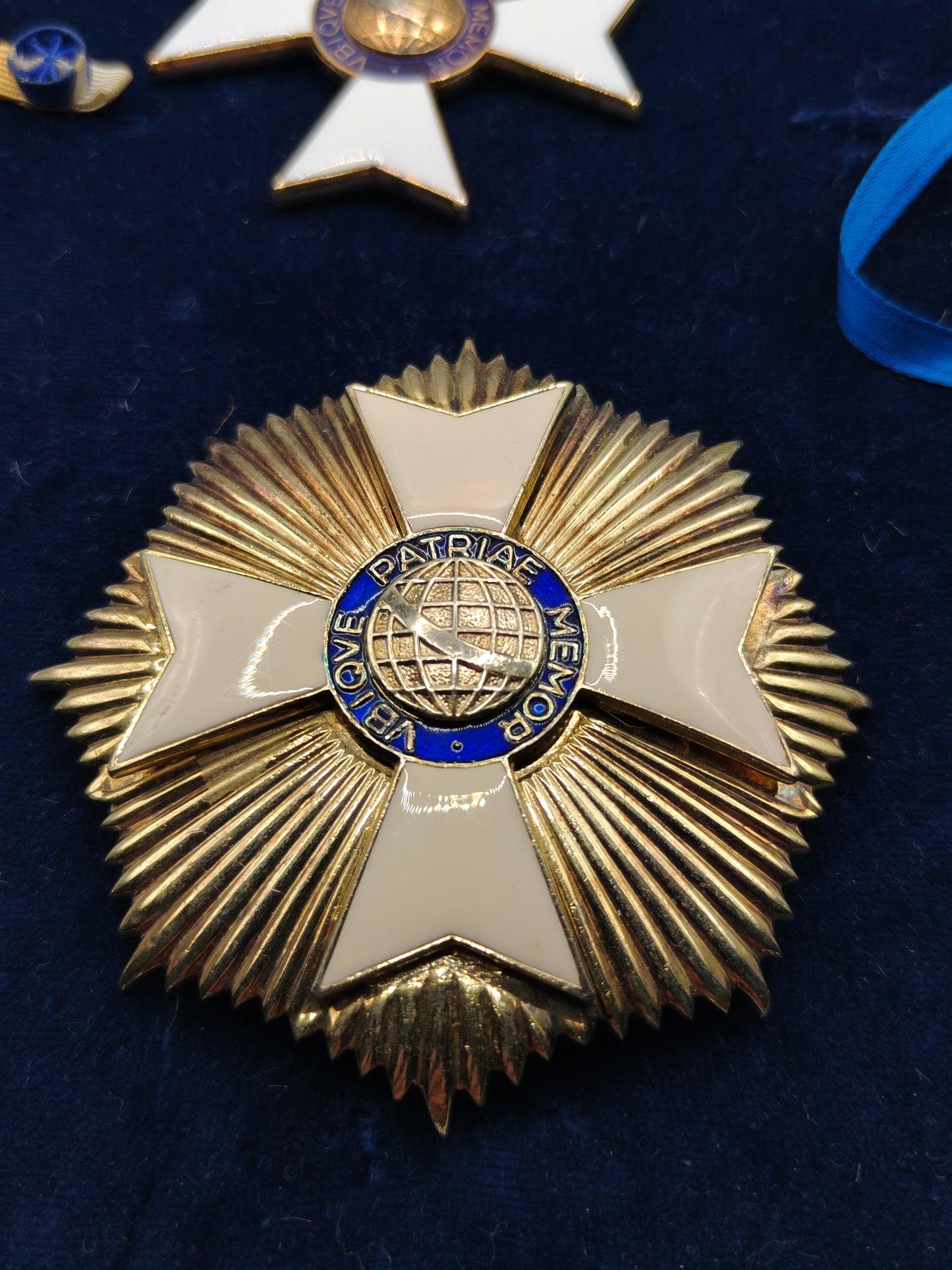 Gran cruz Encomendador Orden Río Blanco. Plata maciza.