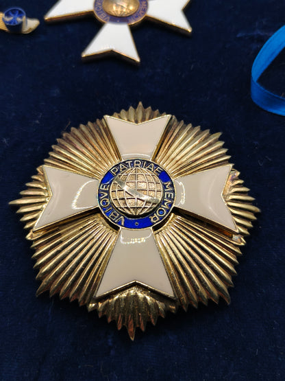 Gran cruz Encomendador Orden Río Blanco. Plata maciza.