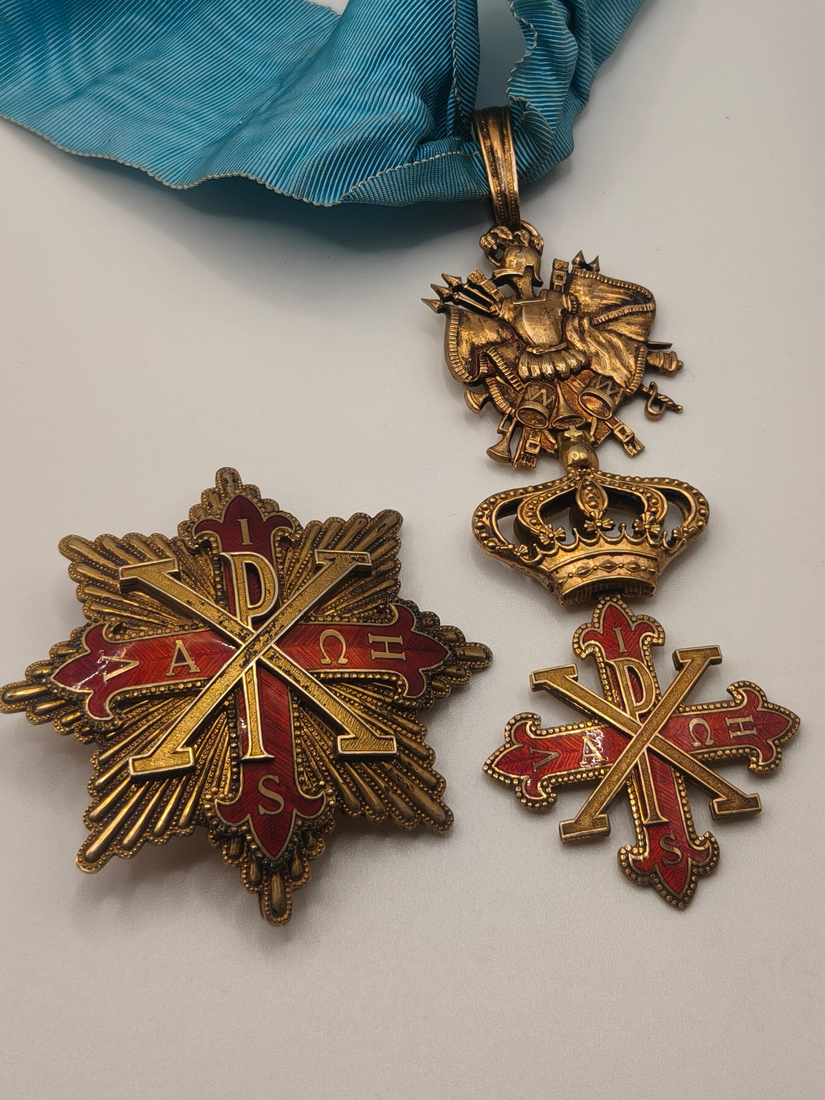 Constantinian Order Grand Commander set. Vatican