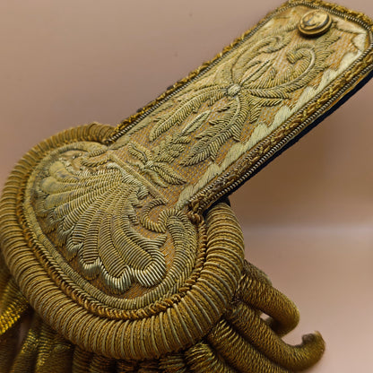 Hombreras de gala de Almirante hilo de oro