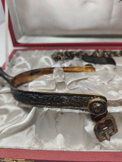 General Cavalry Military Silver Spurs . Spain Franco's period