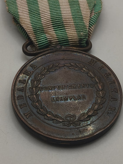 Military Medal for Exemplary Conduct. Colonial Portugal period