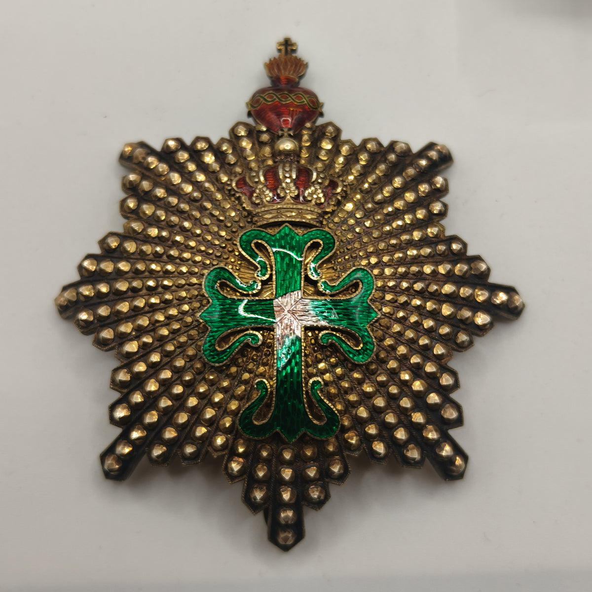 Grand Cross Class of the order of Aviz. Monarchy Period Portugal.