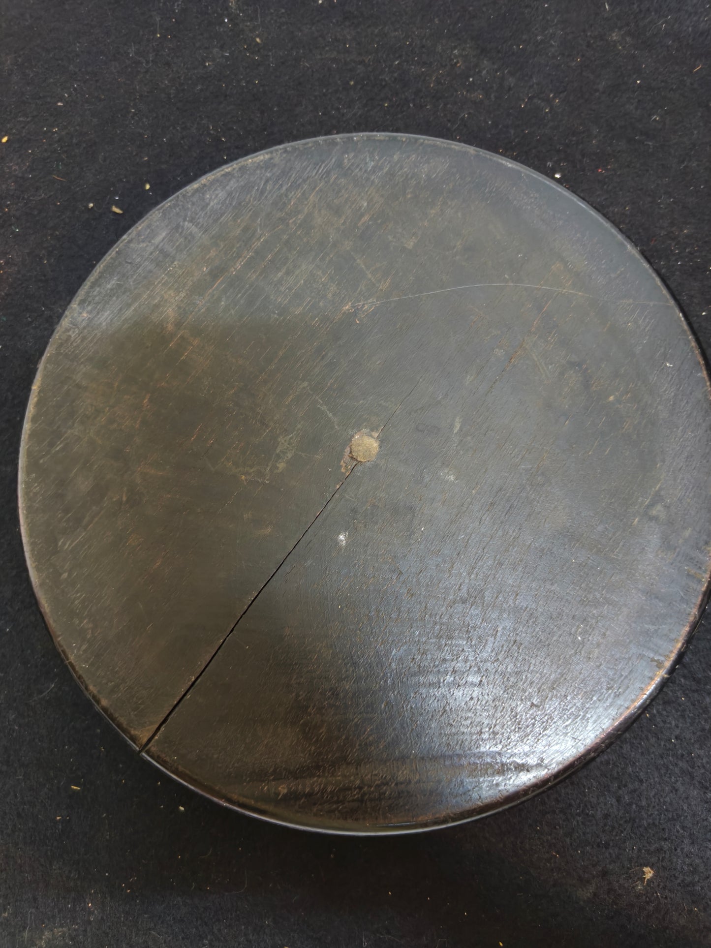 Caja Falange Española. Época Franco. Madera noble